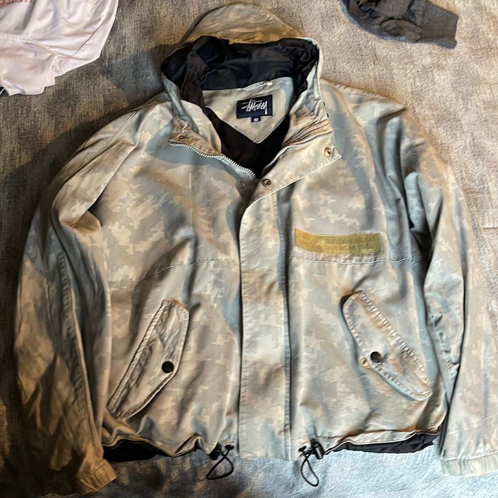 Stussy  military windbreaker jacket size medium